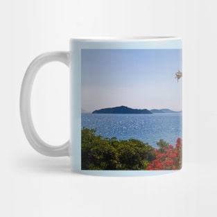 Greece. Islands in Flowers. Mug